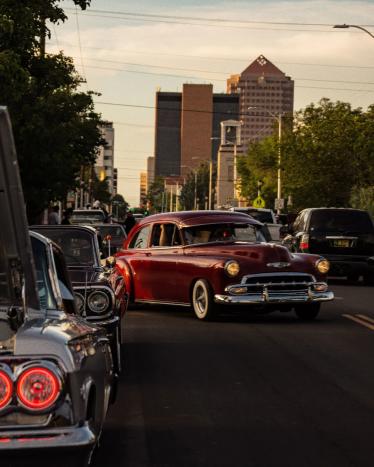 Lowriders in Downtown