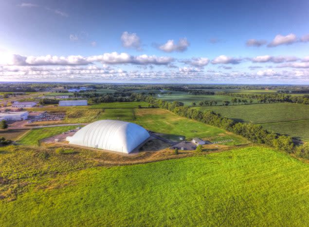 Aerial view of the Dome Sports Center