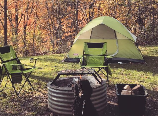 Camping at Cold Brook County Park