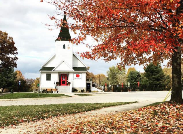 A repurposed chapel that now houses a brewery