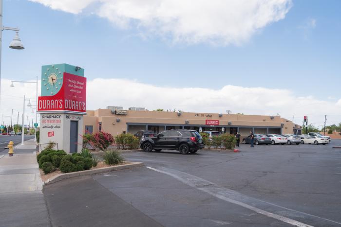 Exterior of Duran Central Pharmacy.