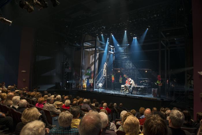 Rent with audience at Bristol Riverside Theatre