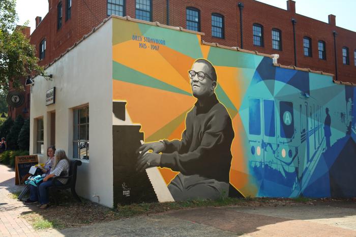 Take the 'A' Train - Billy Strayhorn Mural, Hillsborough