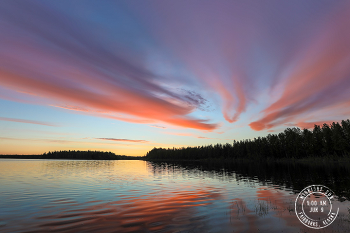 Chena Lake - Midnight Sun