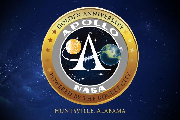 Apollo 50th badge