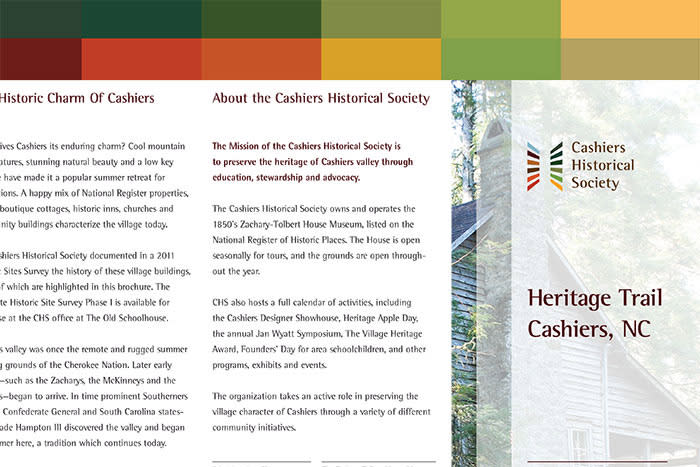 Cashiers Historical Society Heritage Trail