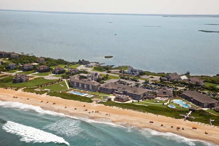 Aerial Sanderling Resort