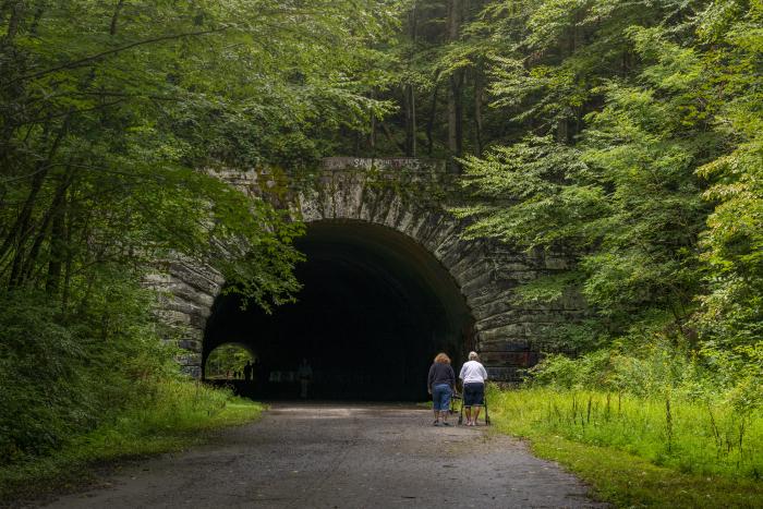 Road to Nowhere Tunnel Summer