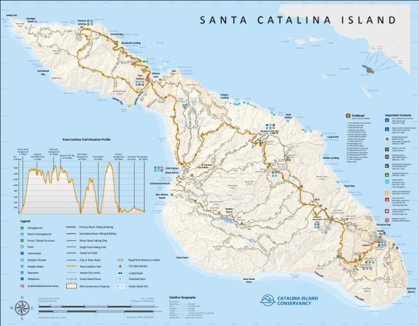 Trans Catalina Map