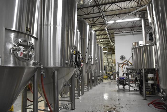 Brewing tanks/ equipment at Bitter Sisters