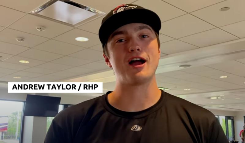 Woodpeckers Pitcher Andrew Taylor
