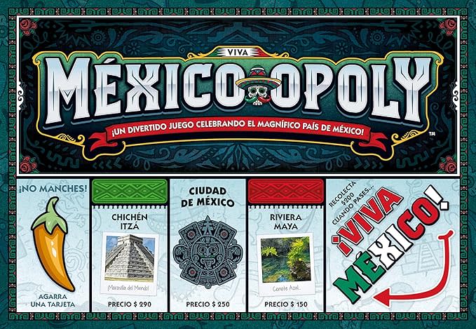 An image of the box for Mexico-opoly.