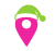 Palm Springs Holidays logo pin v2