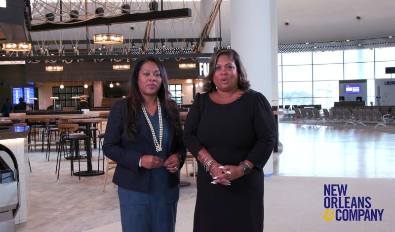 Take a Sneak Peek Inside the New Airport with Rocky & Fay - New Orleans