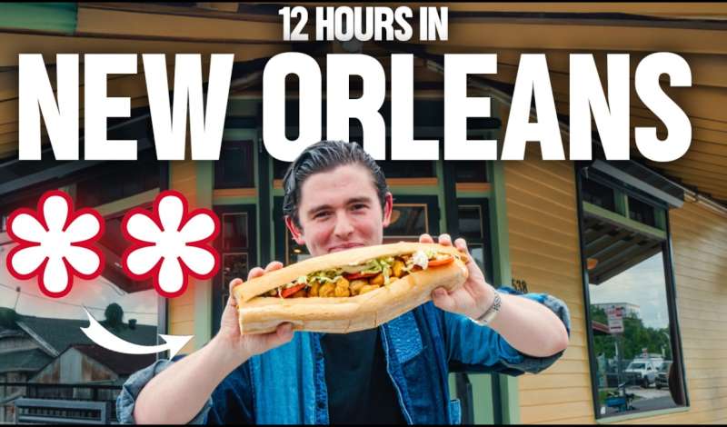 12HRS in New Orleans - A 2 Michelin Chef Shows us Where He Eats | Ft. Chef E.J. Lagasse -  Emeril's