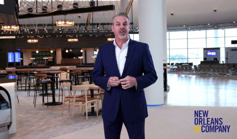 Helms Briscoe, Take a Sneak Peek Inside the New Airport with Ted - New Orleans