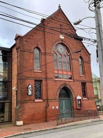 The former Mt. Moriah AME Church is now the Banneker- Douglass Museum.