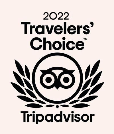 Tripadvisor Travelers' Choice Certificate 2022