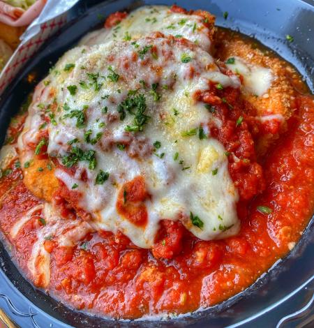 Image of eggplant parmesan from Cortina's Italian Market and Delicatessen