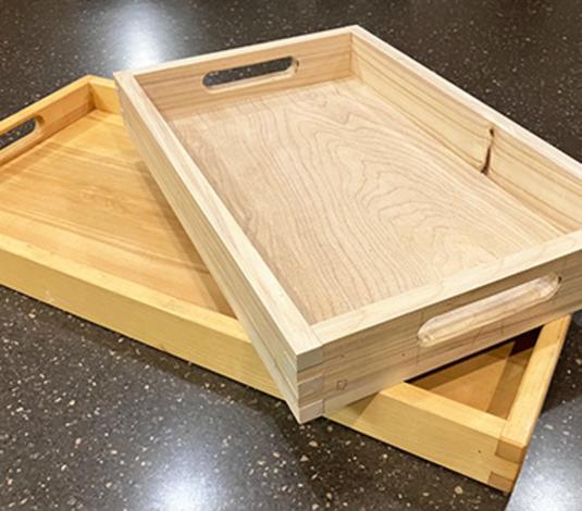 Hand shop cut dovetails