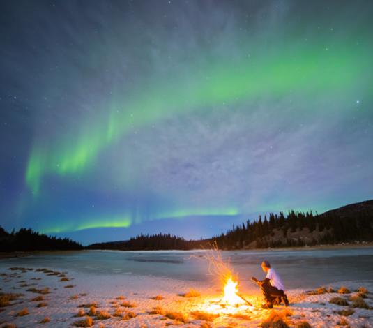 photographing bonfires