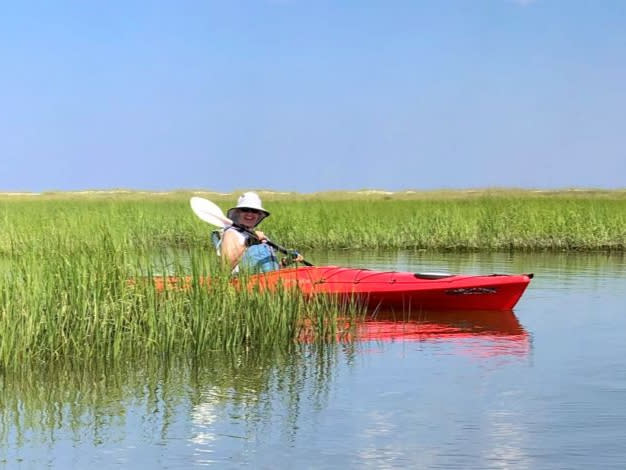 Wilmington Outdoor Adventures kayaker
