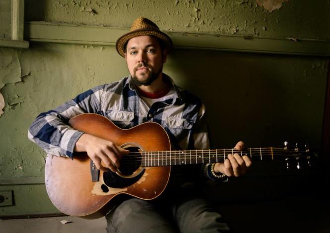 Musician Jordan Sokel of Pressing Strings.