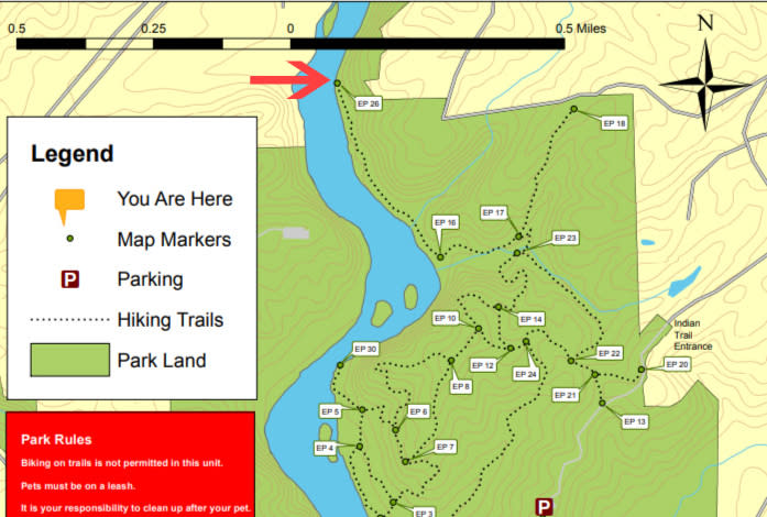 Map of East Palisades Bamboo