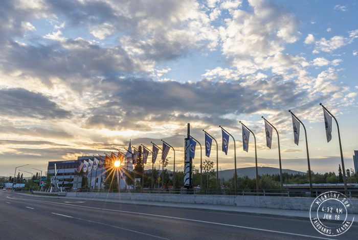 Veterans Bridge Downtown - Midnight Sun