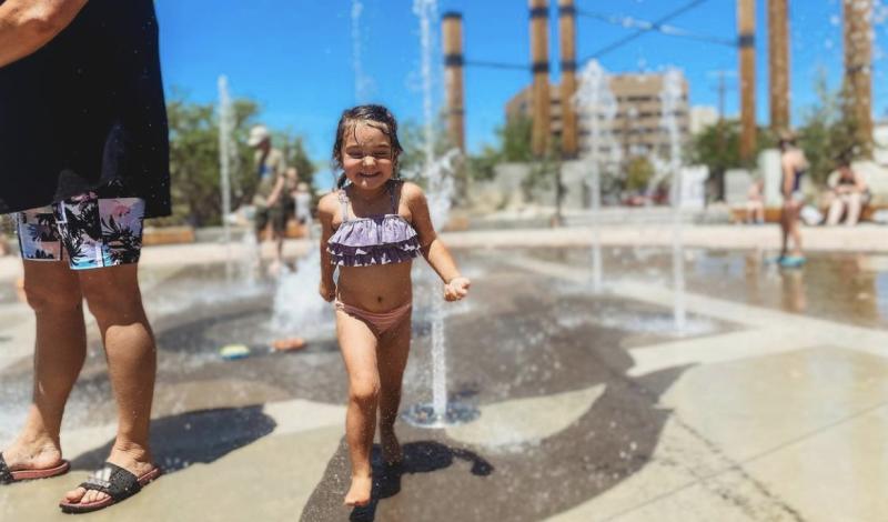 David Street Station Splash Pad