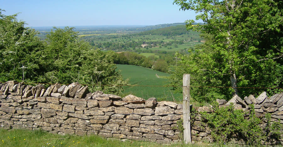 View from above Winchcombe