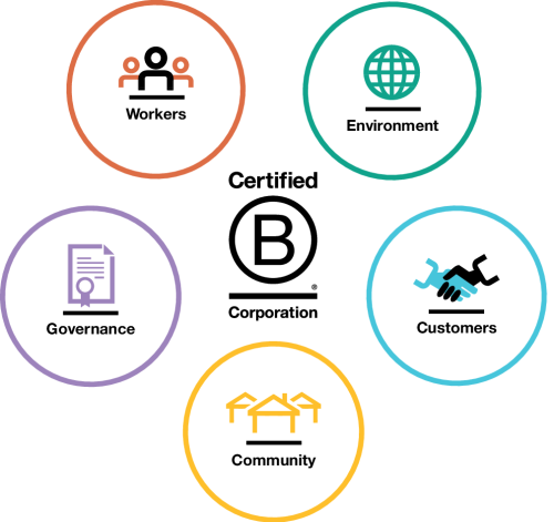 B Corp Impact Areas