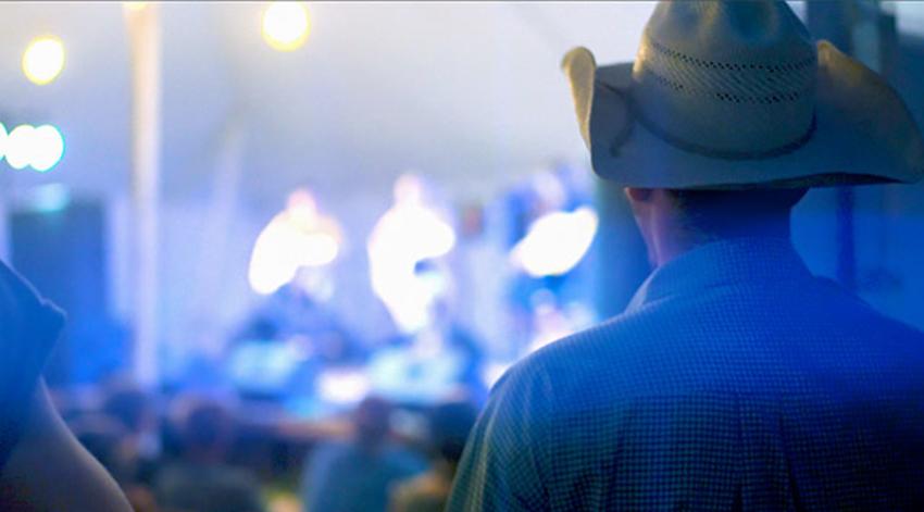 Cowboy enjoying the Heartland Stampede.