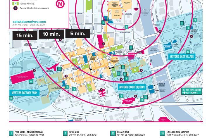 Map Of Downtown Des Moines Greater Des Moines Maps | Downtown & Surrounding Areas