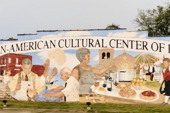 Mural Of Italian American Culture Center Of Iowa