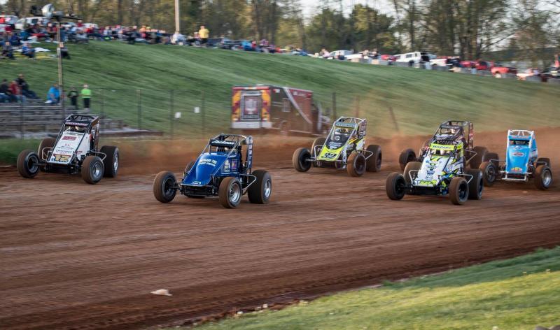 Racing at Bloomington Speedway