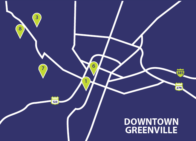 Downtown Taco Trail Map