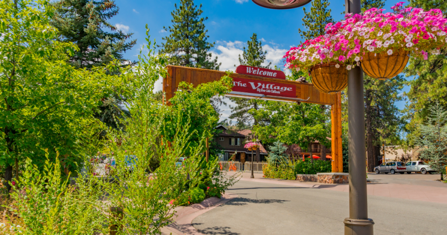 Entrance to Big Bear Village