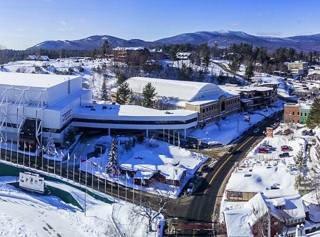 The Olympic Center is a sprawling campus on the outskirts of Lake Placid, NY.