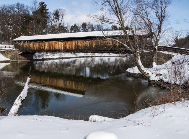 Petrine's Bridge over Wallkill River, New Paltz