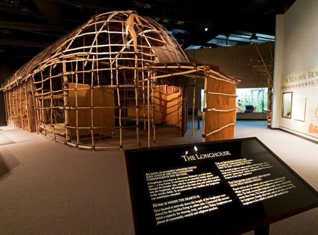 Longhouse at New York State Museum