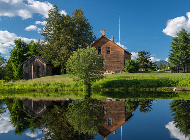 A picture of the exterior of the John Brown Farm State Historic Site