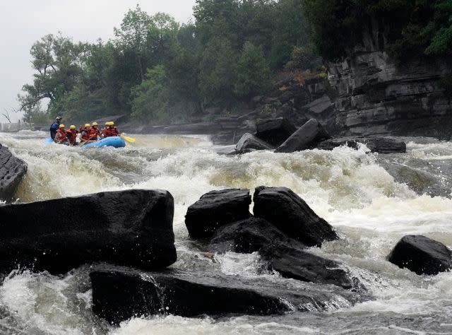 Whitewater rafting on the Black River