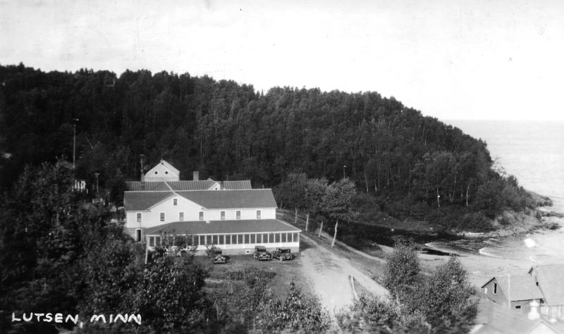 Historic Lutsen Resort from the 1930s - shared by the Cook County Historical Society