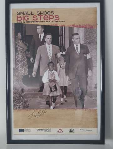 SIGNED POSTER LEONA TATE