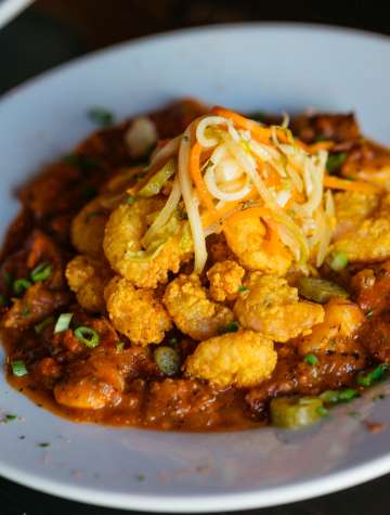 Fried Shrimp Creole - Galliano Restaurant - Warehouse District