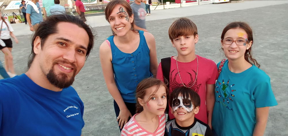 Oscar Contreras With Family Celebrating Hispanic Heritage In Richmond, VA