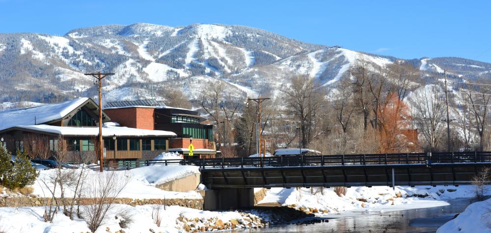 Bud Werner Memorial Library in Downtown Steamboat Springs