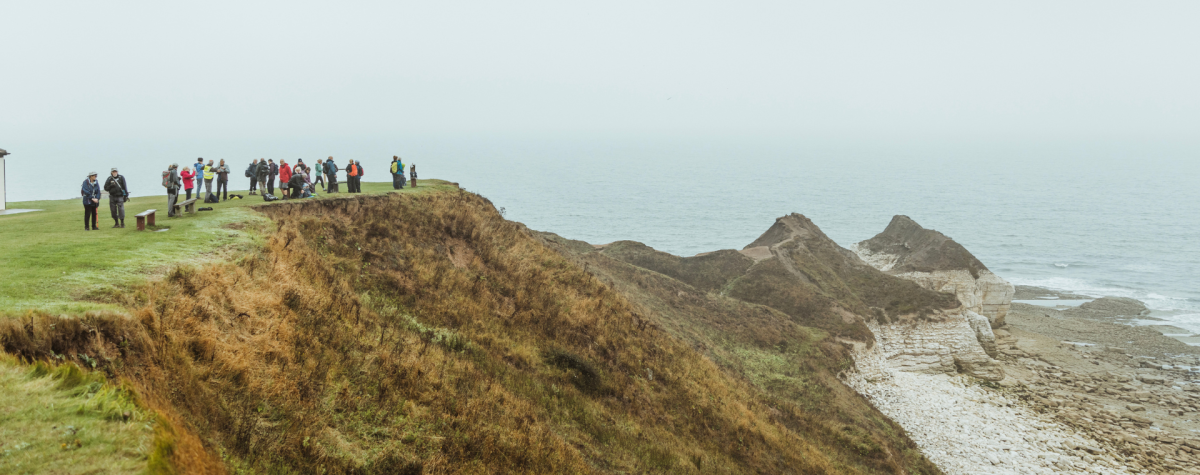Walkers on the King Charles III England Coast Path