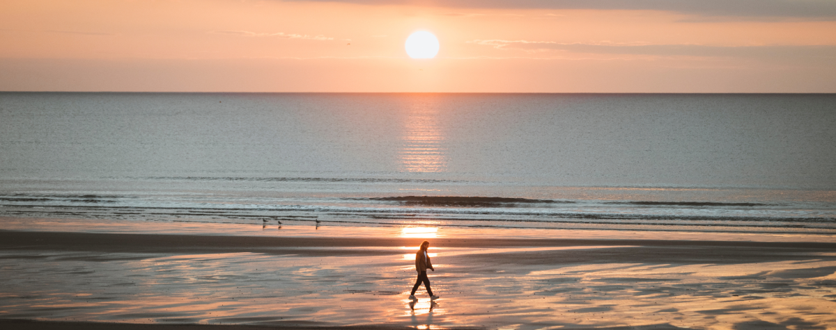 Fraisthorpe beach at sunrise